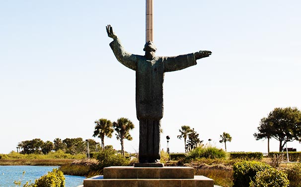 Father Lopez Statue